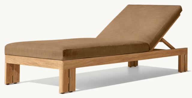 Outdoor chaise